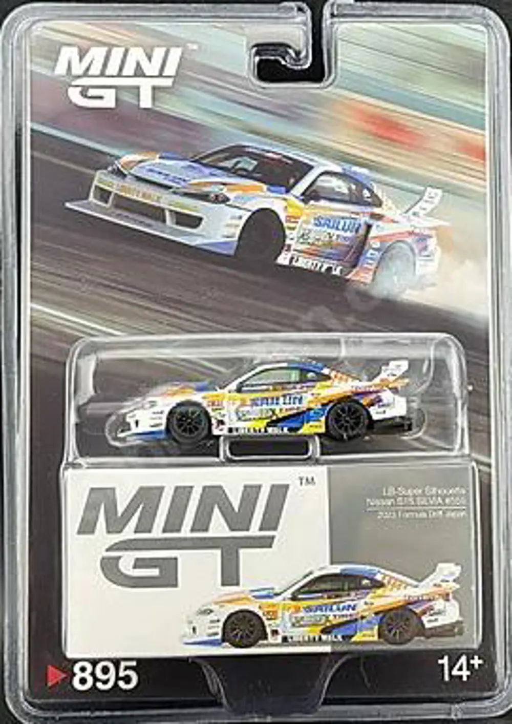 Mini GT Nissan LB-Super Silhouette S15 SILVIA #555 2023 Formula D