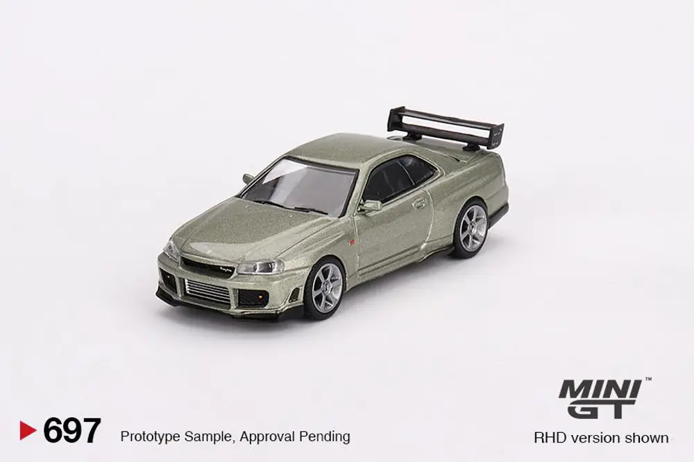 Mini GT Nissan Skyline GT-R (R34) Tommykaira R-z Millenium Jade 6