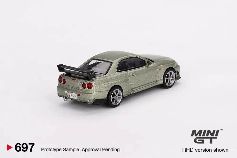 Mini GT Nissan Skyline GT-R (R34) Tommykaira R-z Millenium Jade 6