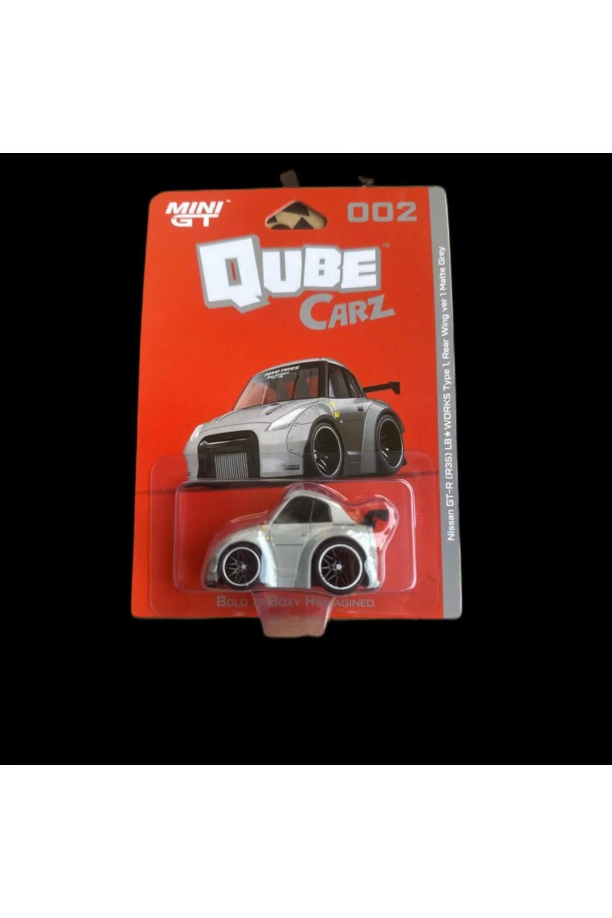 Mini GT - Qube Carz 002 - #QZ00201-BL - Nissan GT-R R35 LB★WORKS