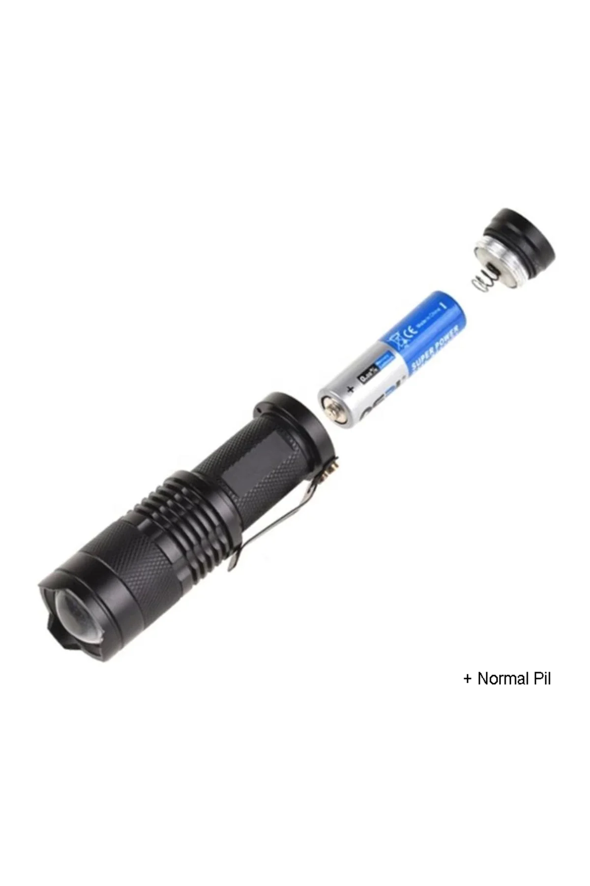 Mini Güçlü Şarjlı Pilli El Feneri Wt-304 - Lisinya