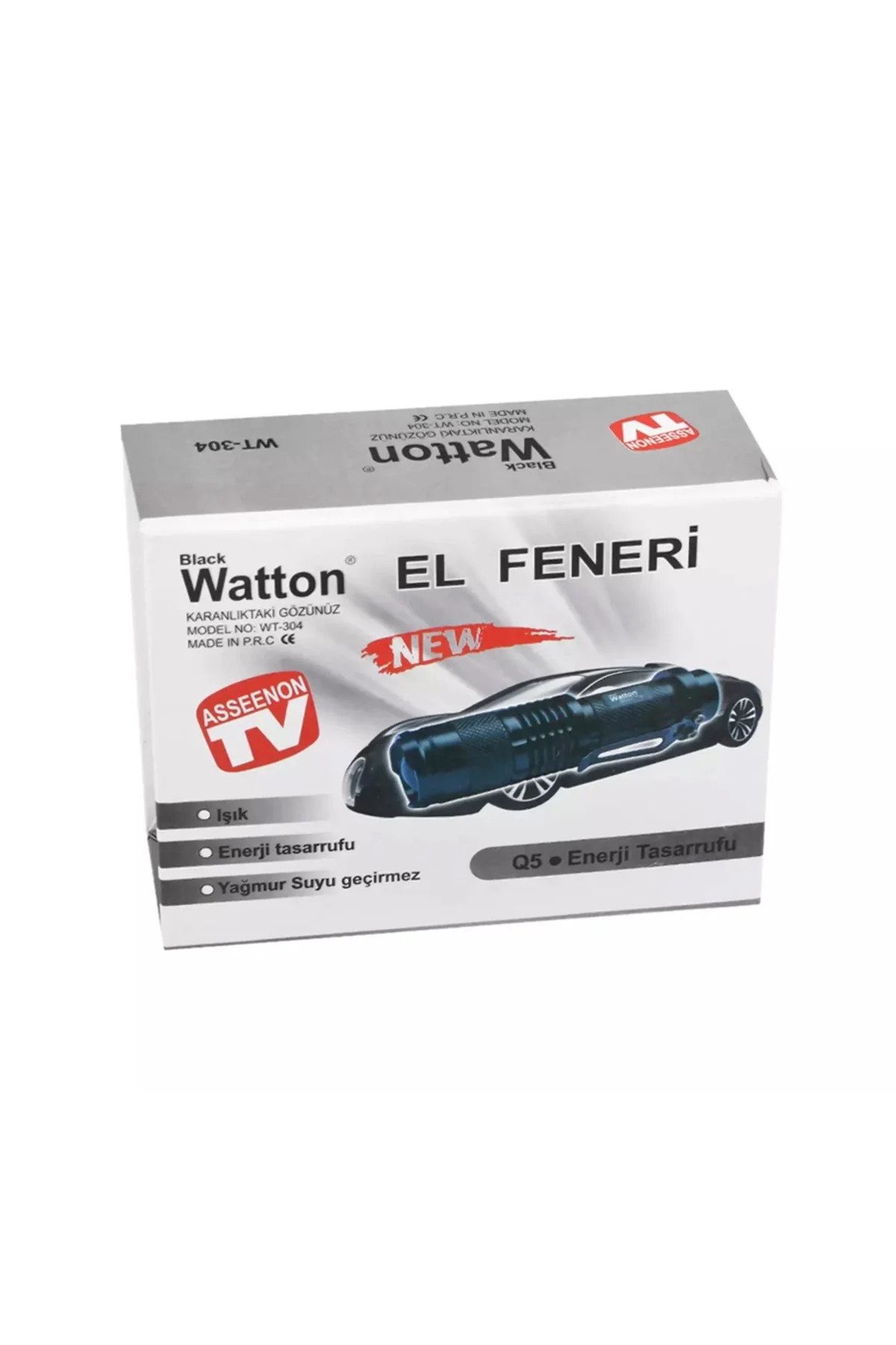 Mini Güçlü Şarjlı Pilli El Feneri Wt-304 - Lisinya