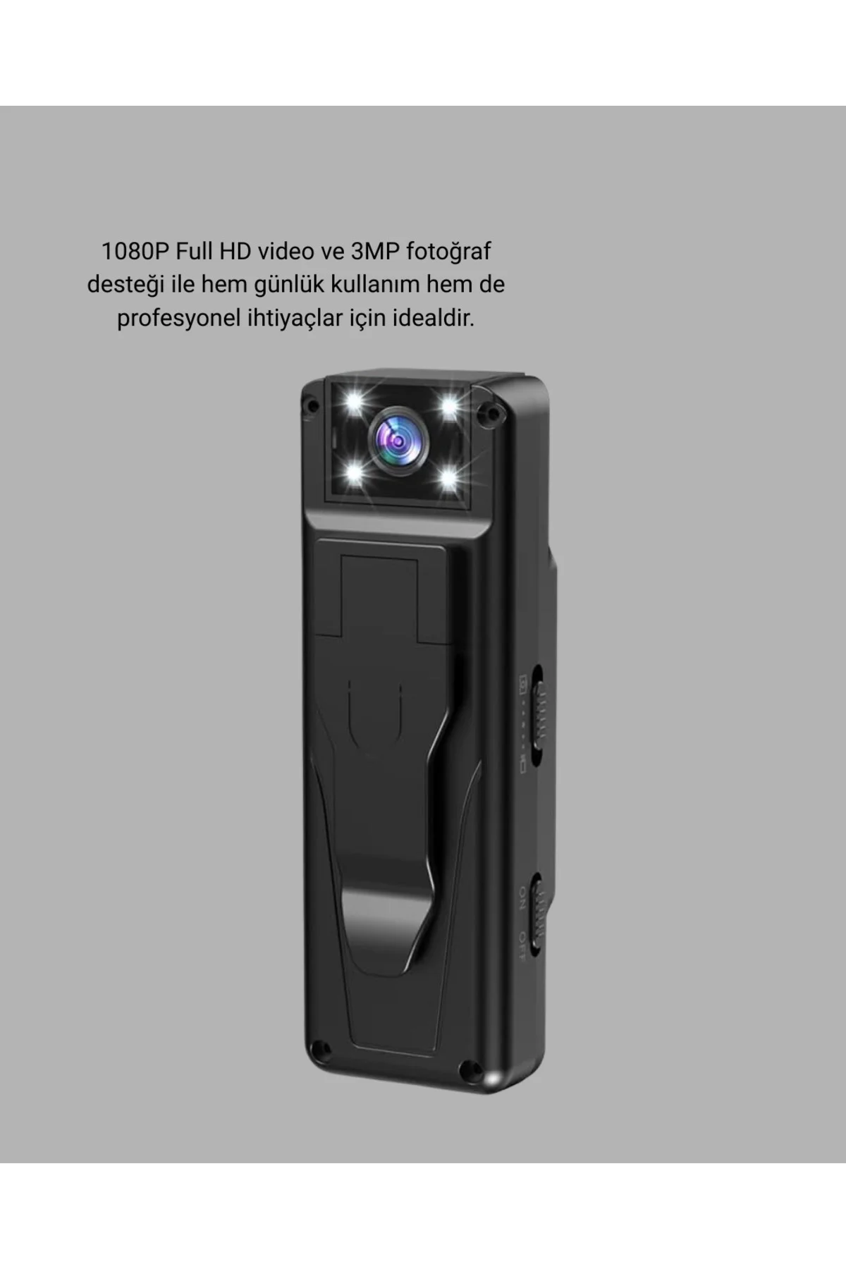 Mini Güvenlik Kamerası 1080P 3MP Fotoğraf 180° Ayarlanabilir Lens