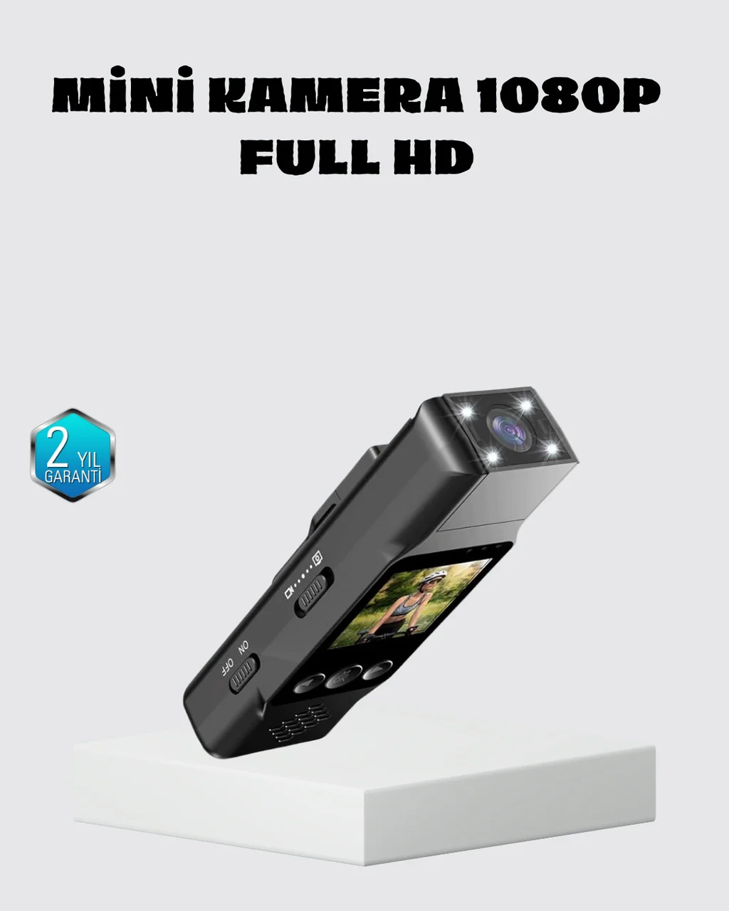 Mini Güvenlik Kamerası 1080p 3mp Fotoğraf 180 Ayarlanabilir Lens Usb Şarjlı