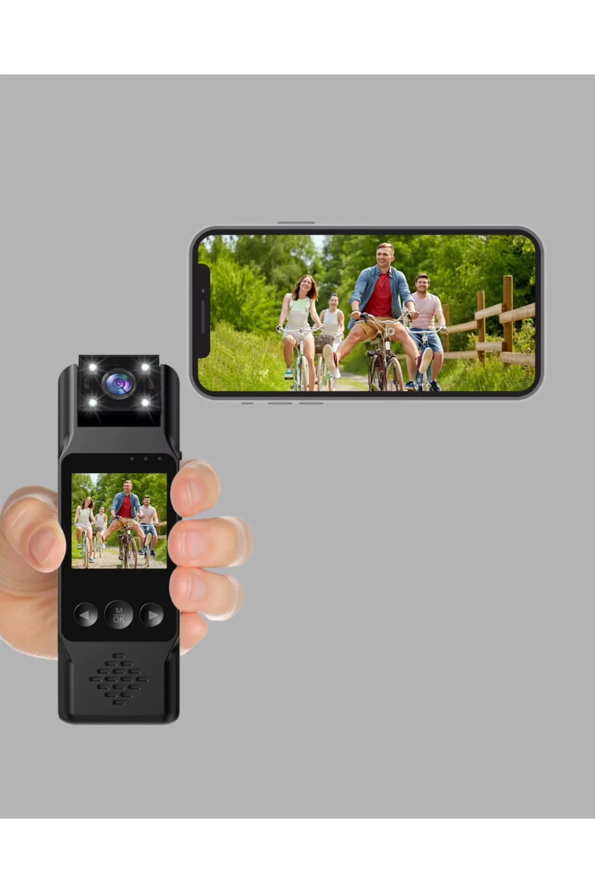 Mini Güvenlik Kamerası 1080P 3MP Fotoğraf 180° Ayarlanabilir Lens