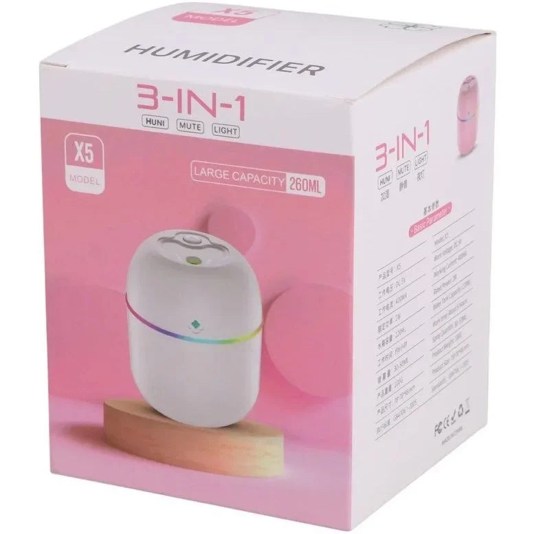 Mini Hava Nemlendirici 3in1 H2o Humidifier220ml Bx40 Fiyatı, Yorumları ve Özellikleri
