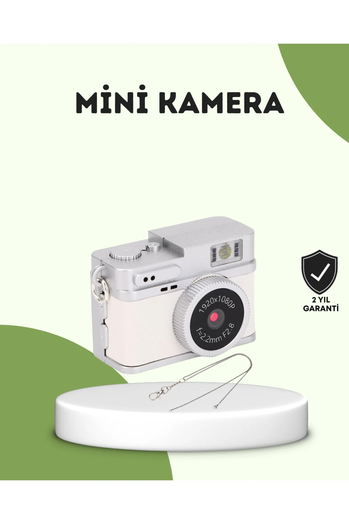 Mini HD Dijital Kamera 1080P Kordonlu Taşınabilir Retro Model
