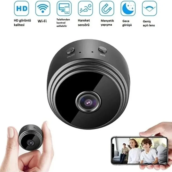 Mini HD Wi-Fi Güvenlik Kamerası Fiyatı, Yorumları ve Özellikleri