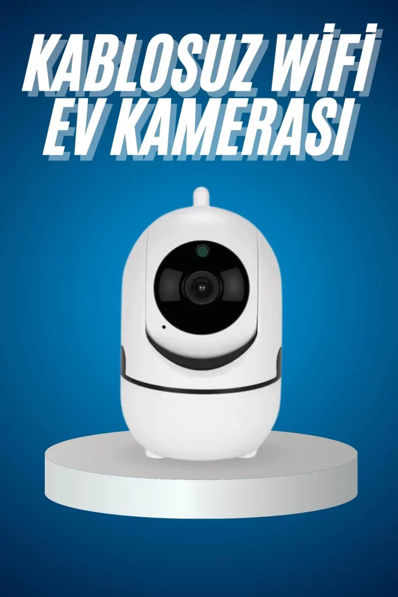 Mini IP Kamera Hareketli Güvenlik Kamerası Kablosuz Wifi Kamera Mikrofonlu - Lisinya