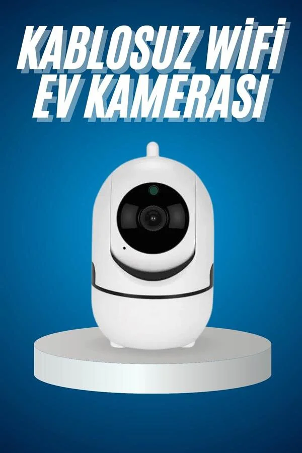 Mini IP Kamera - Kablosuz Wifi Güvenlik Kamerası Mikrofonlu ve Hareket Algılama