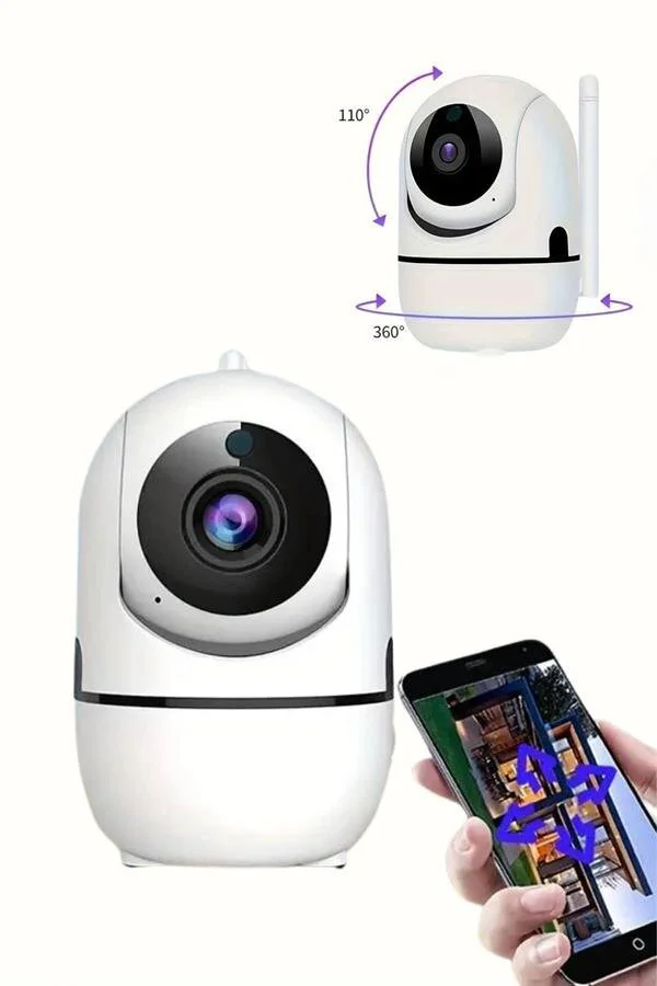 Mini IP Kamera - Kablosuz Wifi Güvenlik Kamerası Mikrofonlu ve Hareket Algılama