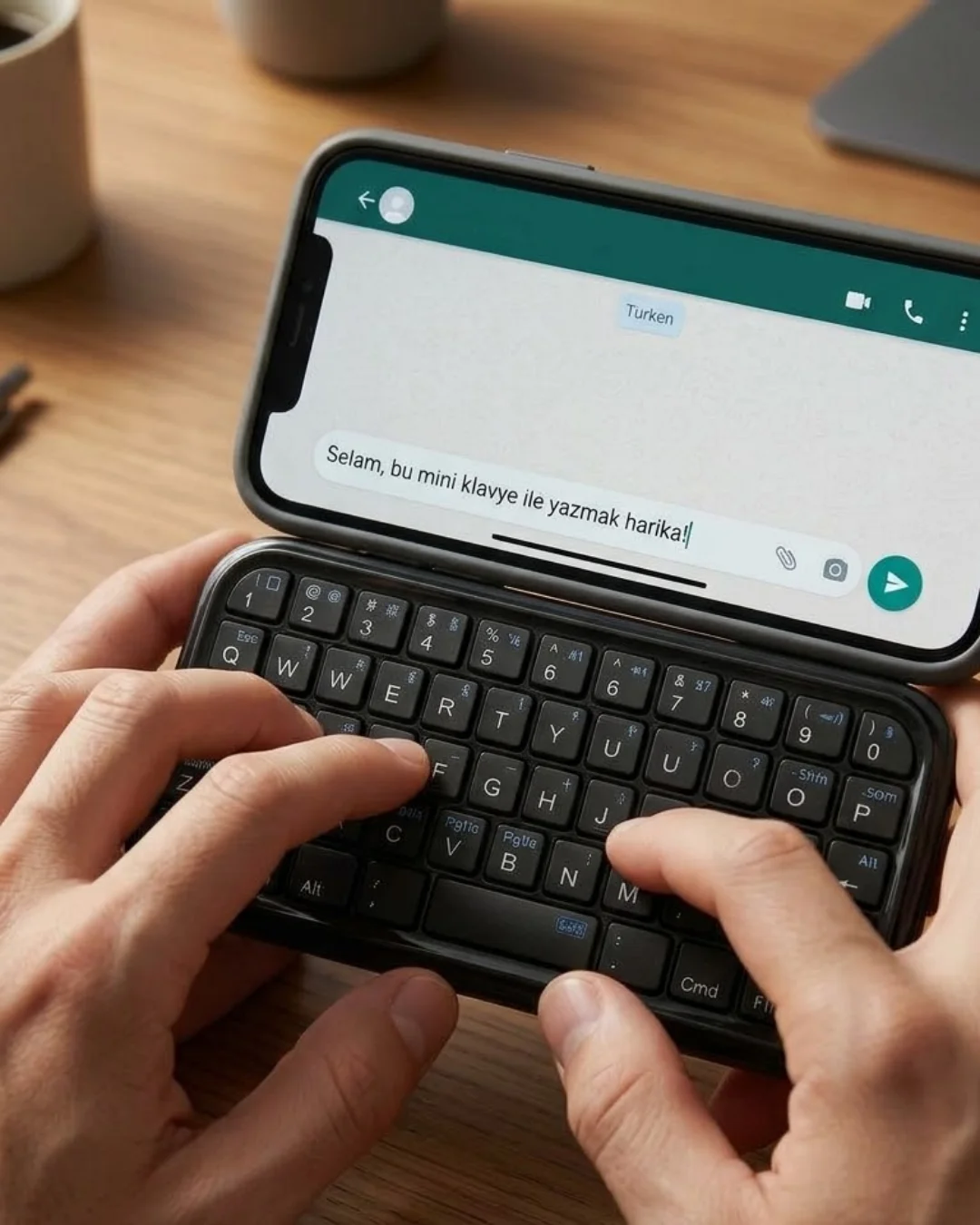 Mini Kablosuz Bluetooth Klavye USB Şarjlı Taşınabilir Klavye Fiyatı, Yorumları ve Özellikleri