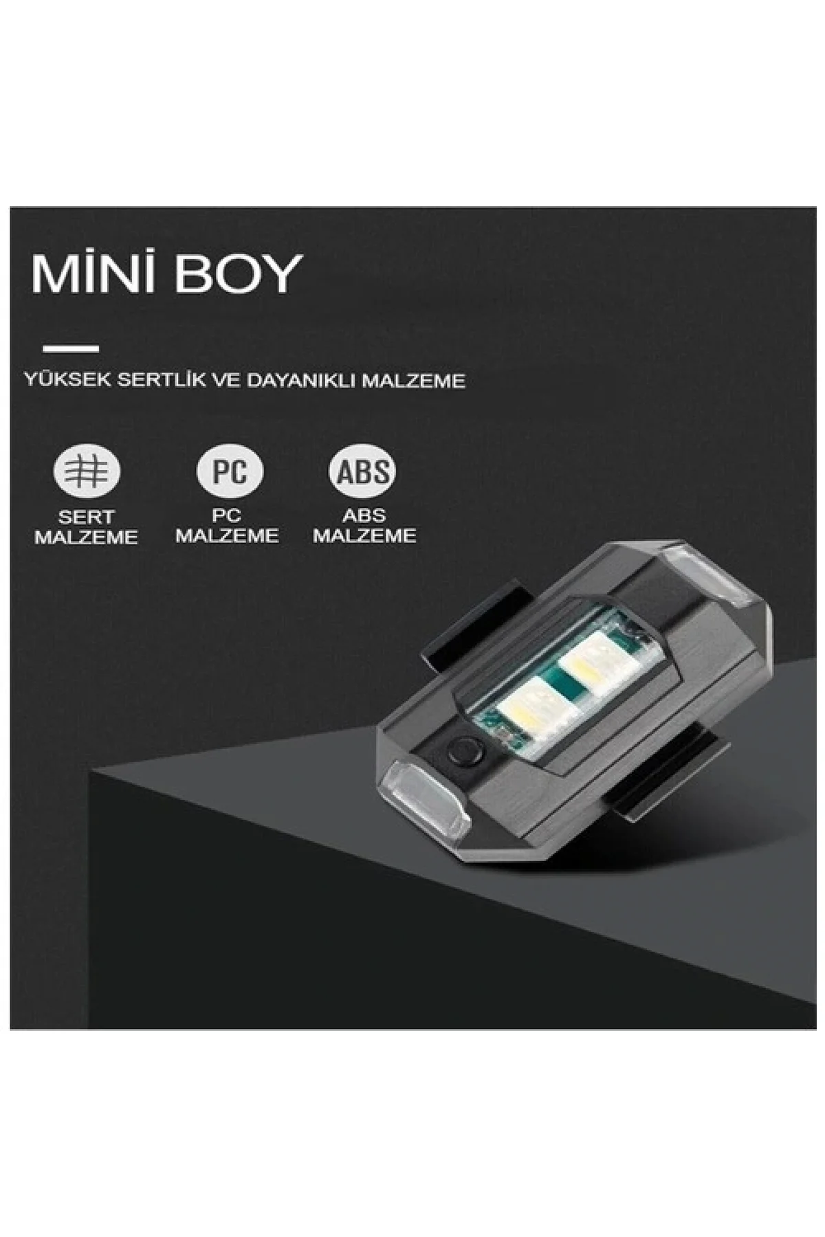 Mini Kablosuz Çakar Lamba Kablosuz 7 Renk Çakarlı Lamba LED Araba