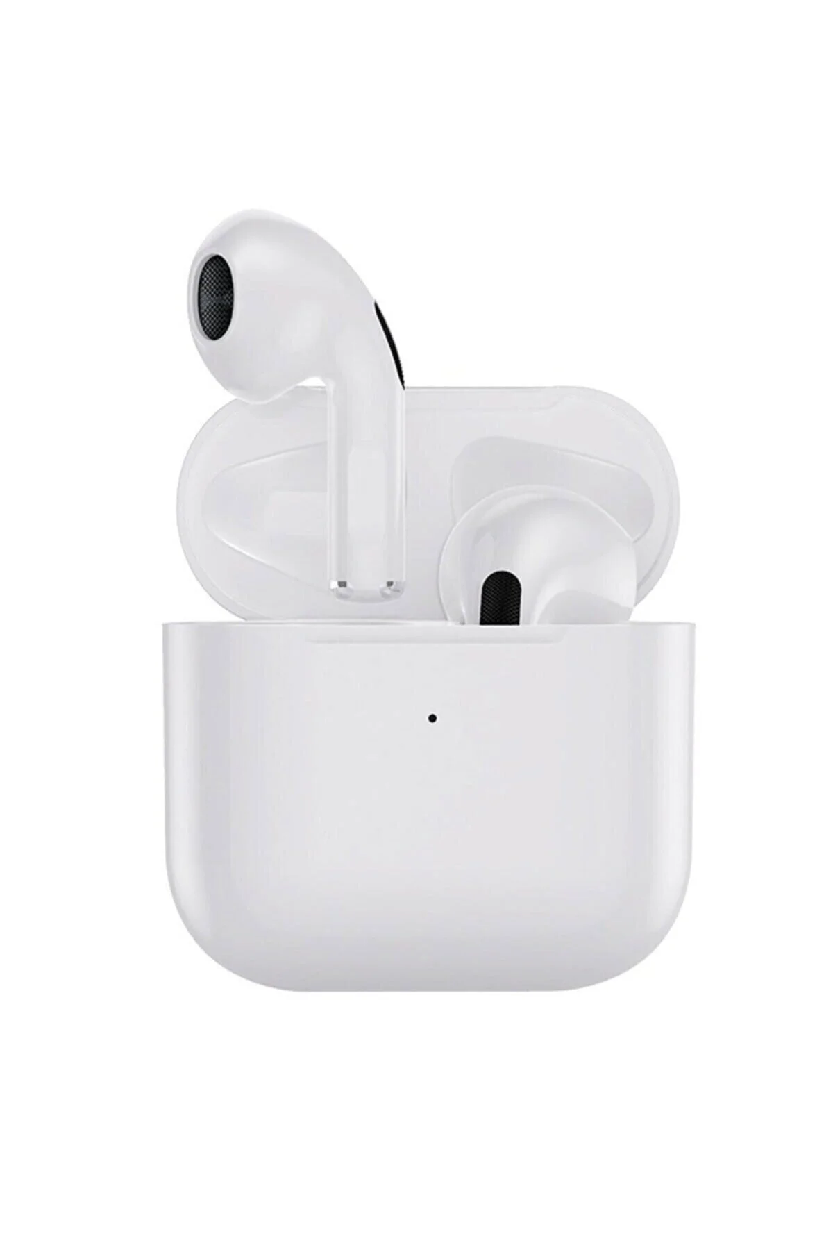 Mini Kablosuz Kulaklık - Bluetooth 5.0, Dokunmatik Kontrol ve Suya Dayanıklı Beyaz Tasarım