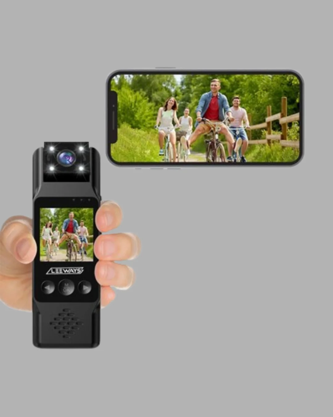 Mini Kamera 1080P Full HD Döner Lens Taşınabilir
