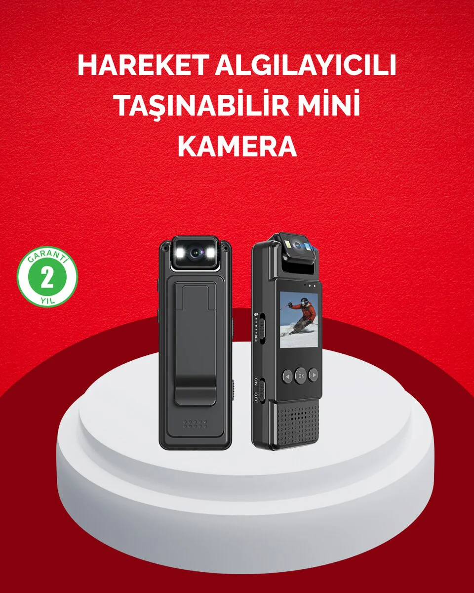 Mini Kamera 1080P Full HD - Taşınabilir Güvenlik ve Kayıt Çözümü