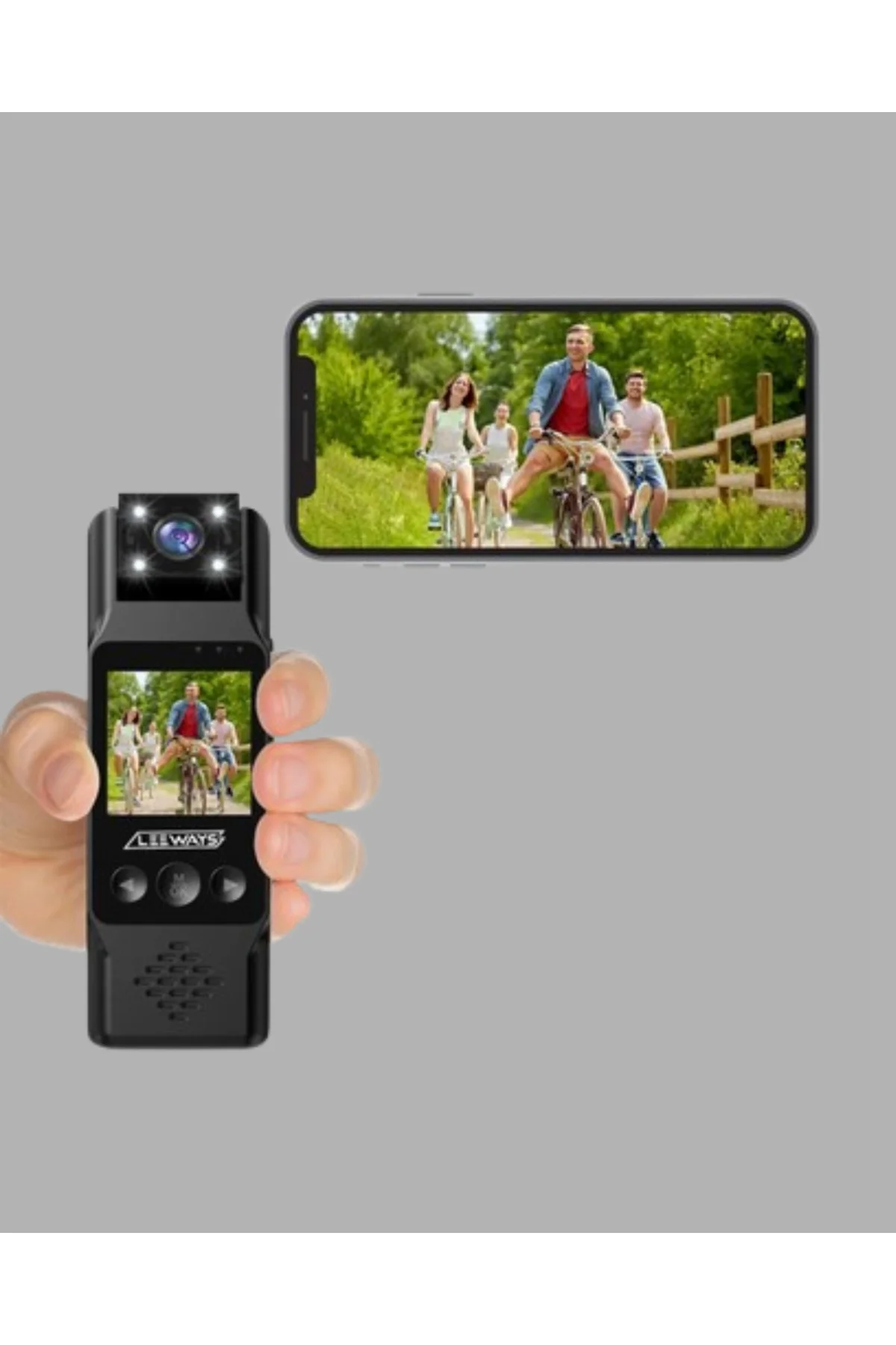 Mini Kamera 1080P Full HD Taşınabilir Güvenlik ve Kayıt Cihazı - 