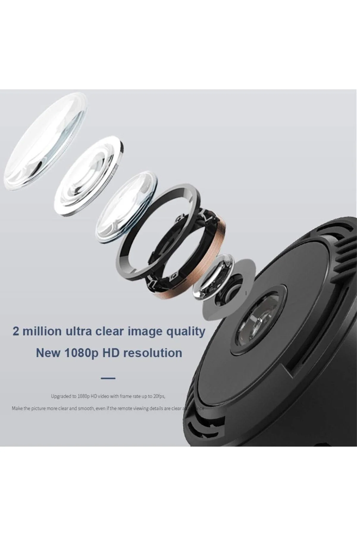 Mini Kamera, 1080P HD Mini Güvenlik Kamerası Uzun Pil Ömrü WiFi Mini Kamera Canlı Mobil Uygula