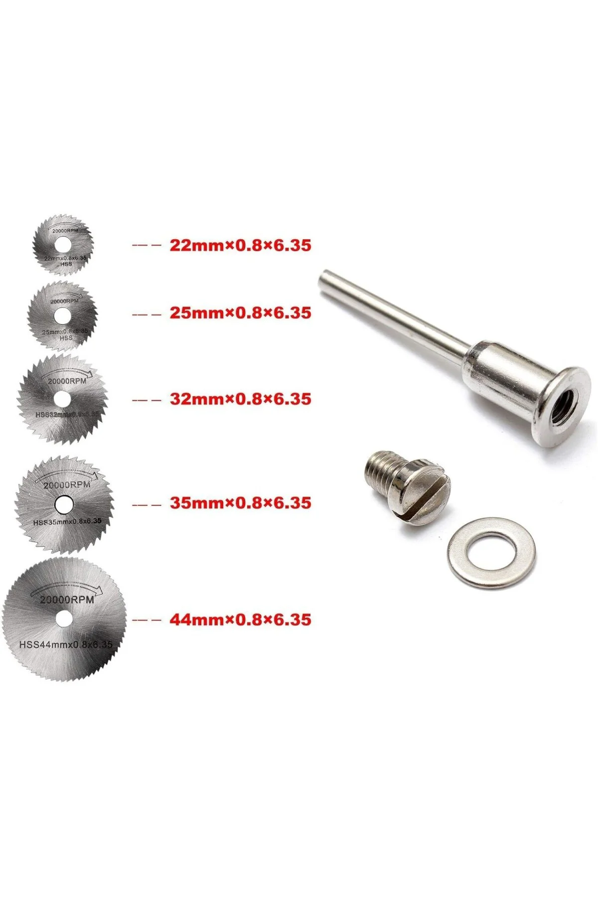 mini Kesme Diski Oyma Aşındırma Freze Set ve İnce Kesim Disk Seti