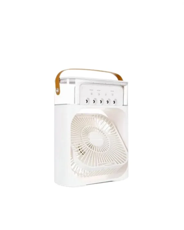 Mini Klima Fan | USB'li 7 Renk Gece Işığı 3'ü 1 Arada Fonksiyon