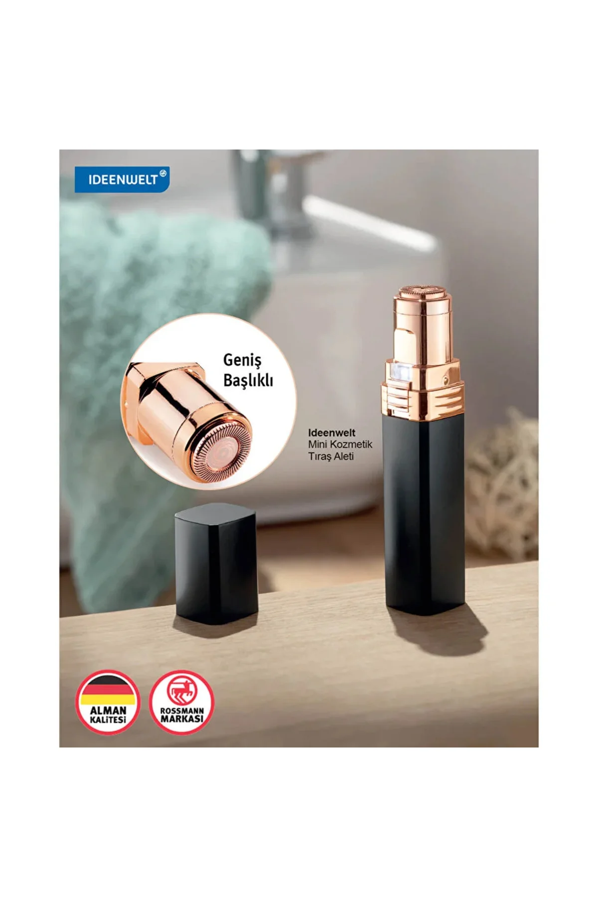 Mini Kozmetik Tıraş Aleti geniş başlıklı