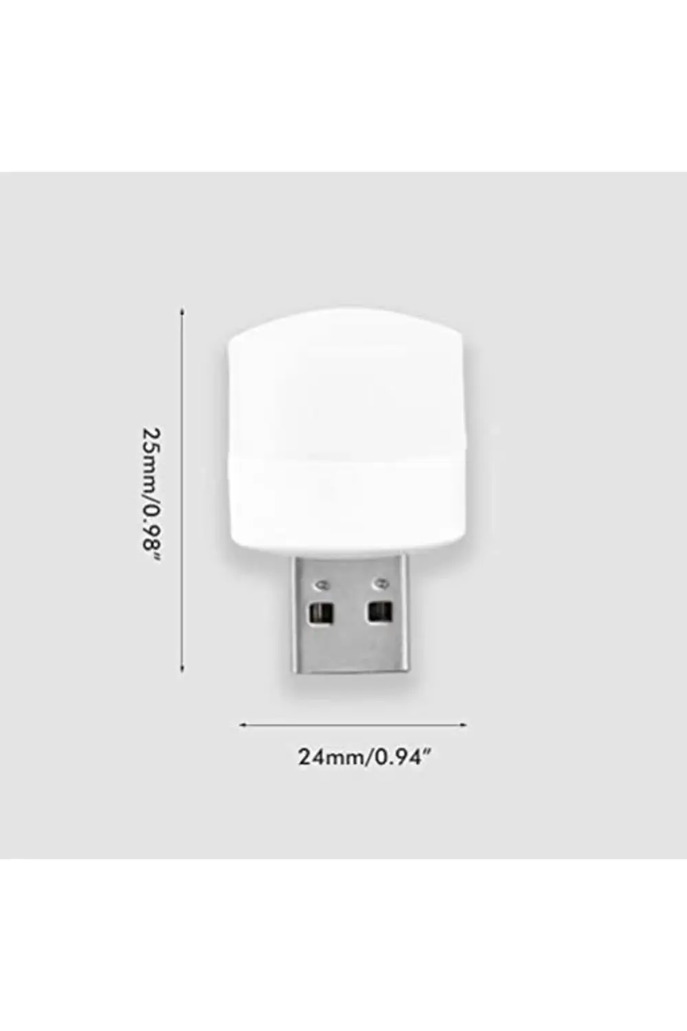 Mini LED lambalar, okuma ışığı, 6 parçalı taşınabilir mini USB ge