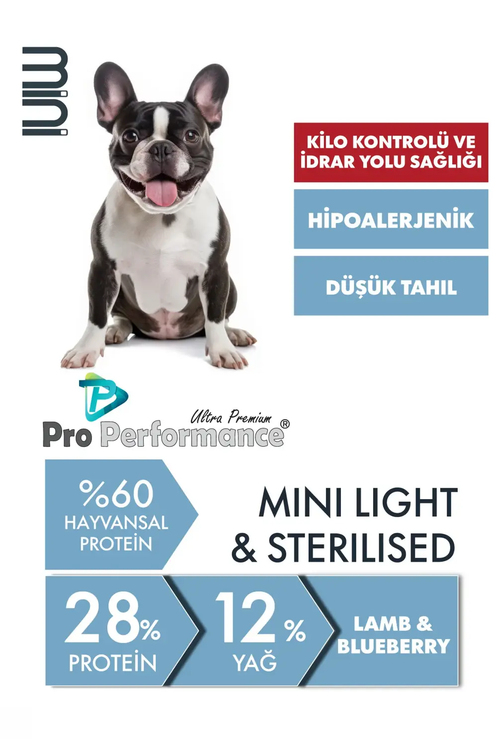 Pro Performance Mini Lıght Sterılısed Lamb Blueberry 2 Kg