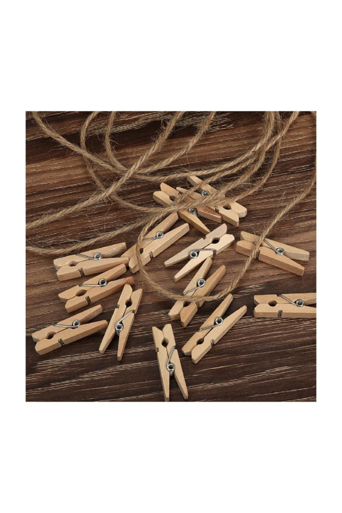 Tuğra Mini Mandal 24 Lü Fotoğraf Süsleme Mandalı 3 Cm