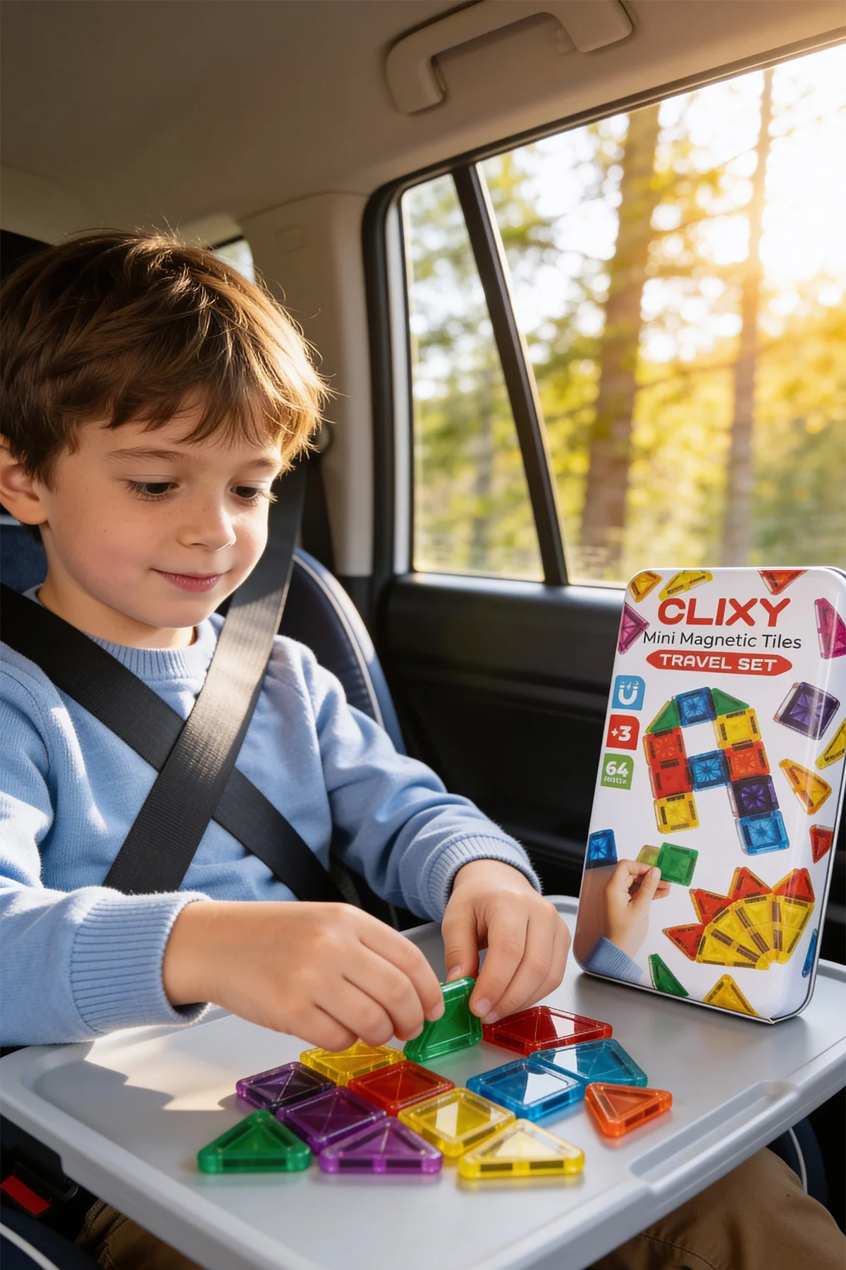 Mini Manyetik Bloklar 64 Parça Travel Set