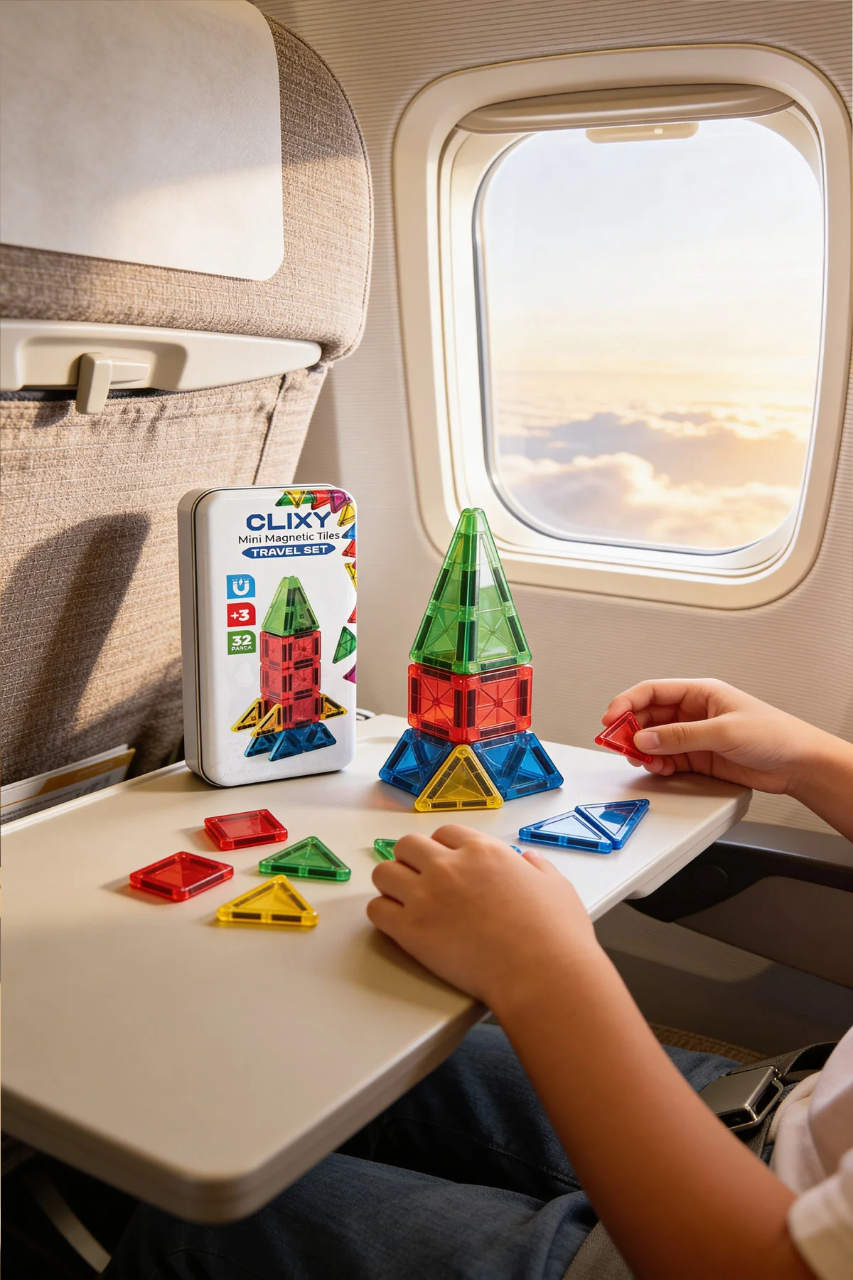 Mini Manyetik Bloklar 32 Parça Travel Set
