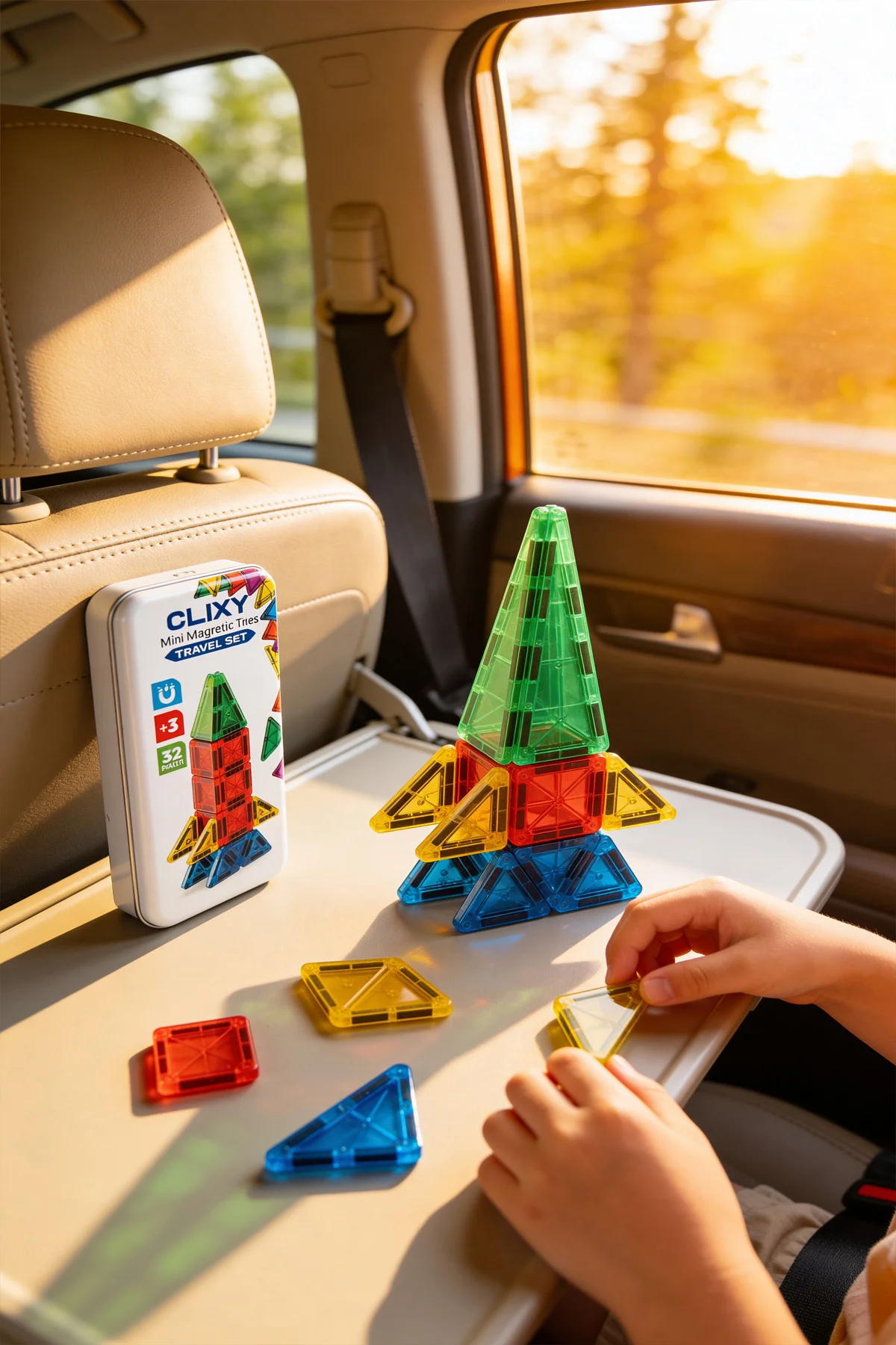 Mini Manyetik Bloklar 32 Parça Travel Set