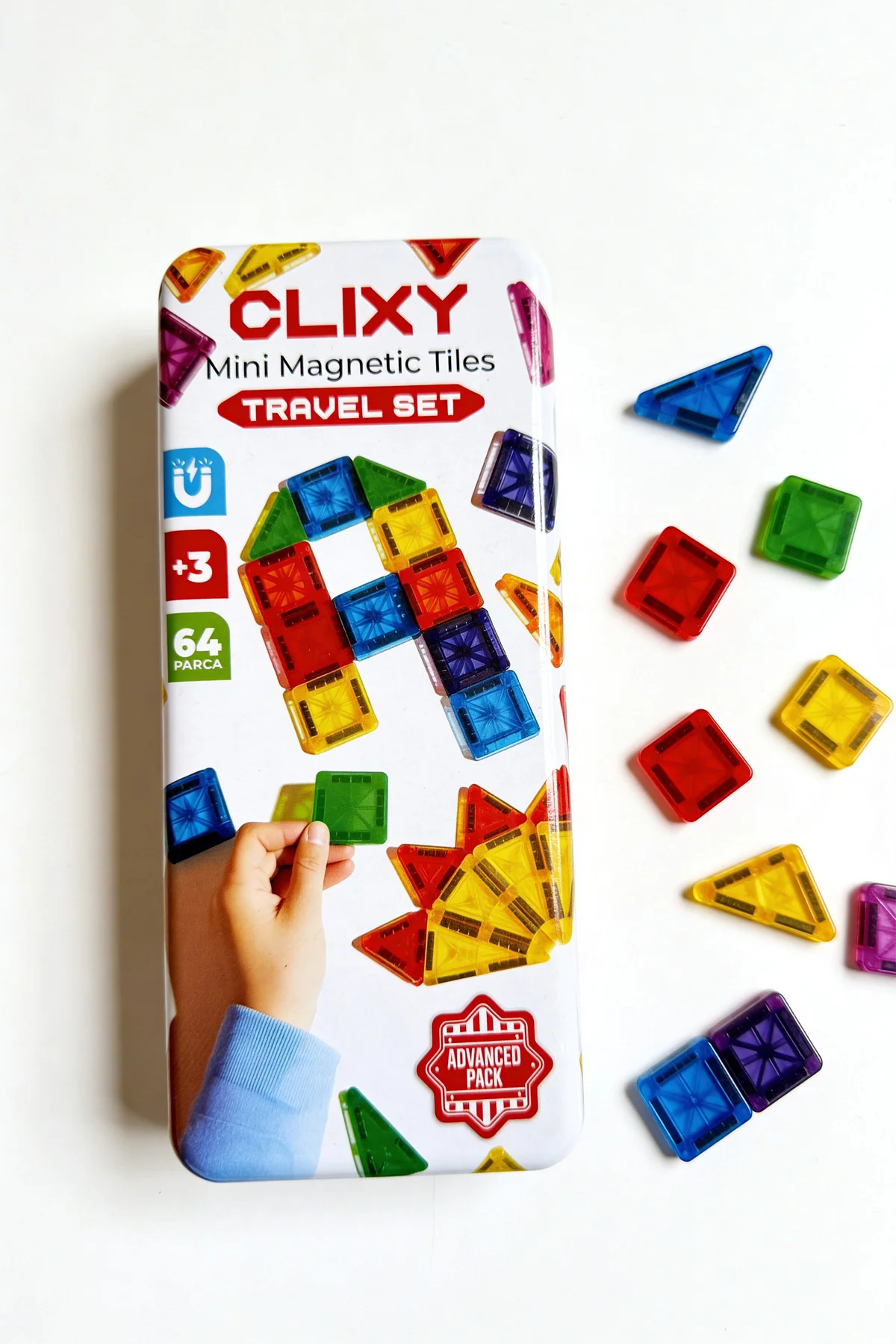 Mini Manyetik Bloklar 64 Parça Travel Set