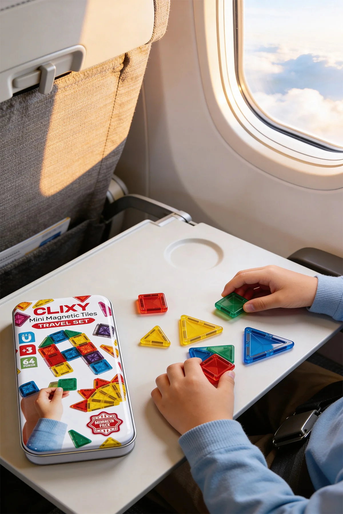 Mini Manyetik Bloklar 64 Parça Travel Set