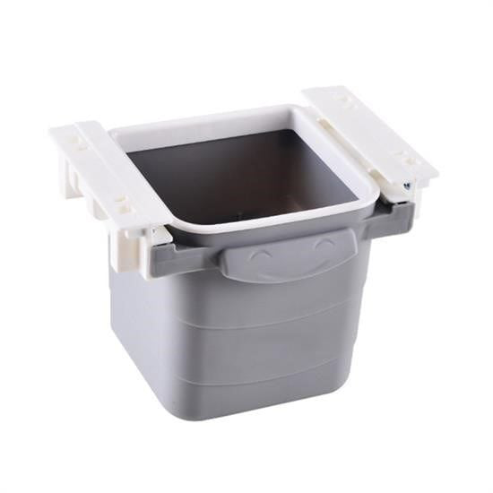 Mini Masa Çöp Kovası Plastik Tezgah Altı Geri Çekilebilir Yapışka Mini Masa Çöp Kovası Plastik Tezgah Altı Geri Çekilebilir Yapışka