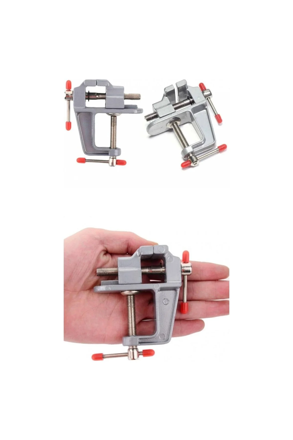 Mini Masa Tezgah Hobi Mengenesi Sabitleme Sıkıştırma Aparat 30 mm - Görsel 3