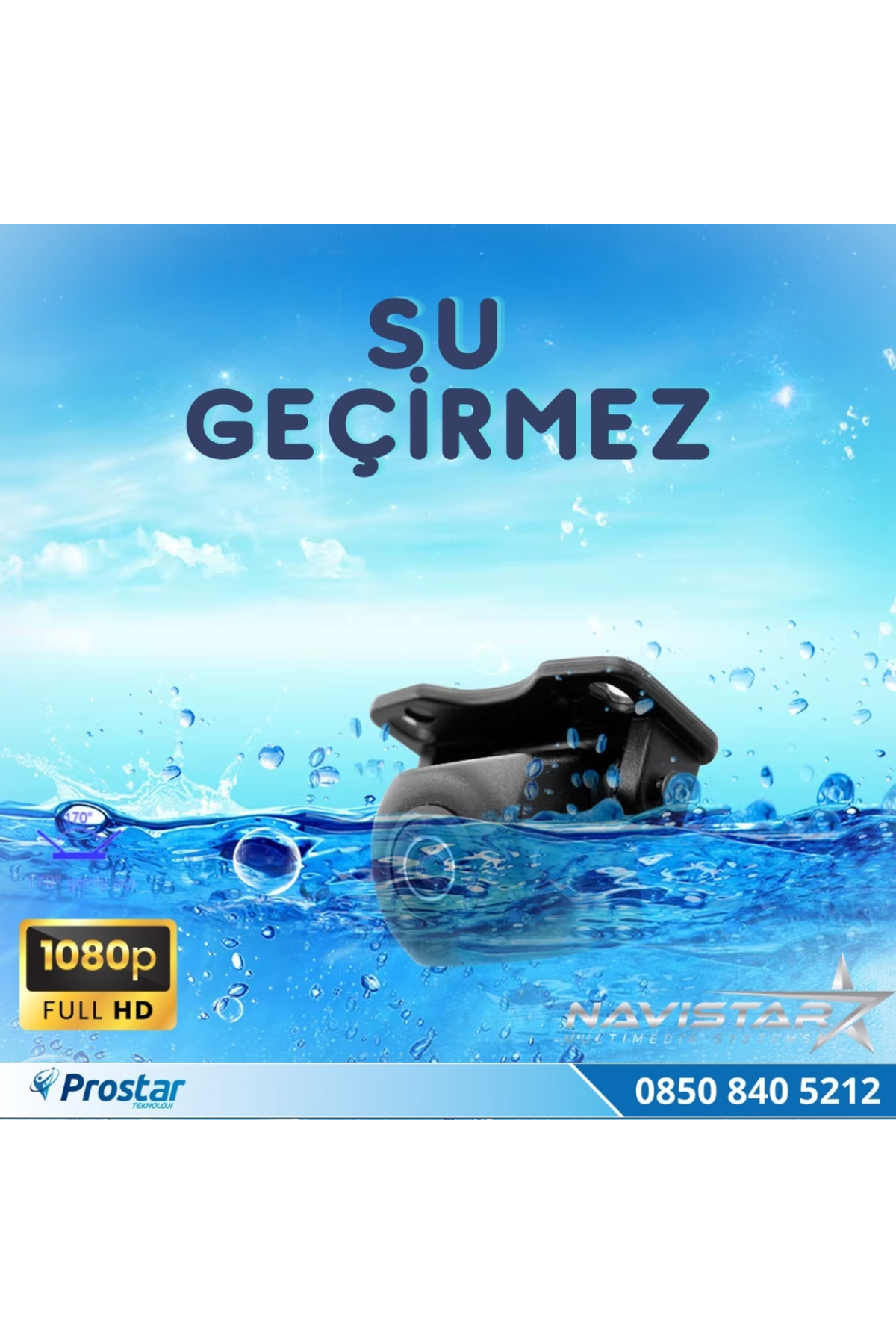 Navistar Mini Metal Kasa Ahd 720P/1080P Dönüşümlü Gece Görüşlü Araç Kamera