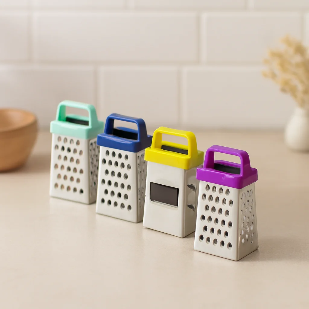 Mini Metal Sarımsak Rendesi (Plastik Saplı, Mıknatıslı) Mini Metal Sarımsak Rendesi (Plastik Saplı, Mıknatıslı)