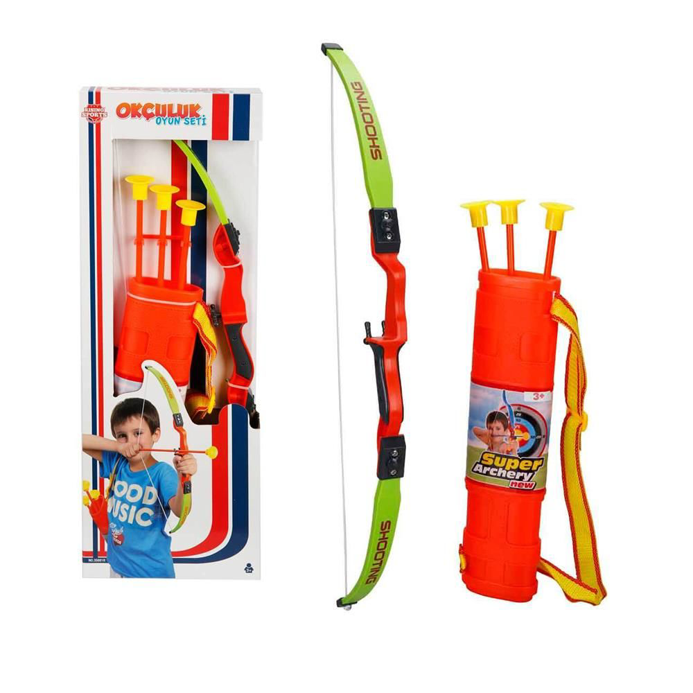 Mini Okçuluk Seti Kutulu Vantuzlu Ok yay Seti