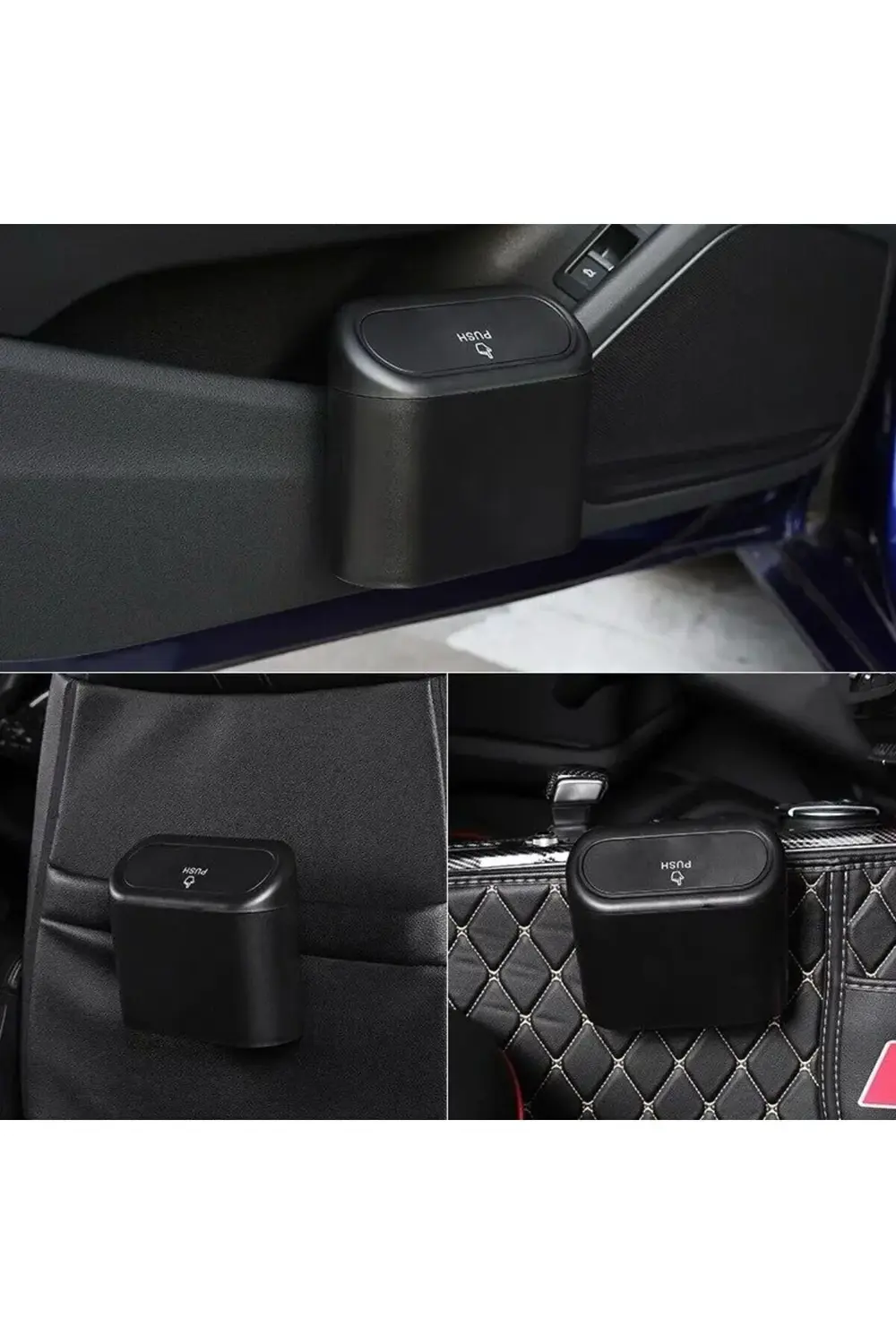 Minİ Oto Araç İçi Çöp Kovası Kutusu Ofis Çöp Kovası Portatif Taşı