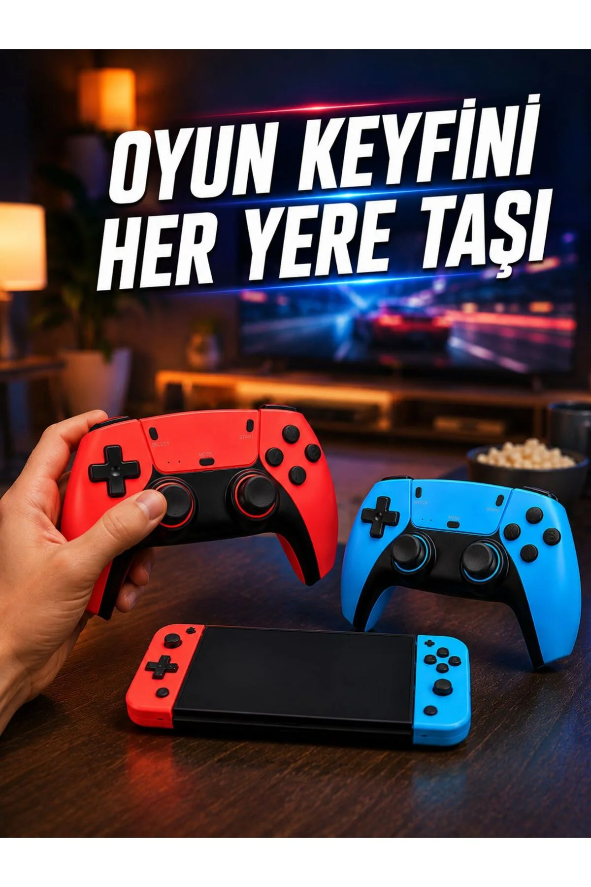 Mini Oyun Konsolu Çift Kablosuz Kontrolcü HDMI Bağlantılı Oyun Cihazı Mini Oyun Konsolu Çift Kablosuz Kontrolcü HDMI Bağlantılı Oyun Cihazı