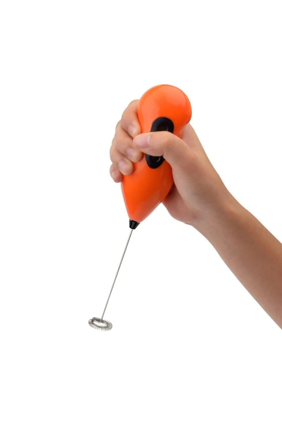 Mini Pilli Portatif Karıştırıcı Cappucino M Mikser - Renkli