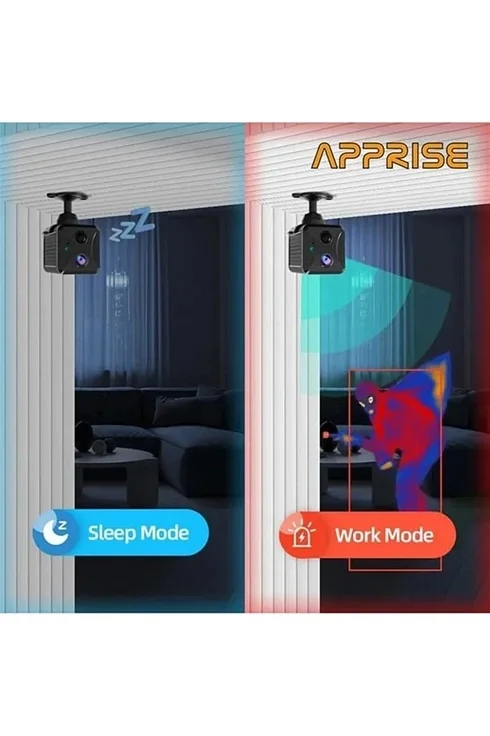 Mini Pır Sensörlü Algılamalı Sesli Konuşmalı 1080p Hd Wifi Kamera Mini Pır Sensörlü Algılamalı Sesli Konuşmalı 1080p Hd Wifi Kamera