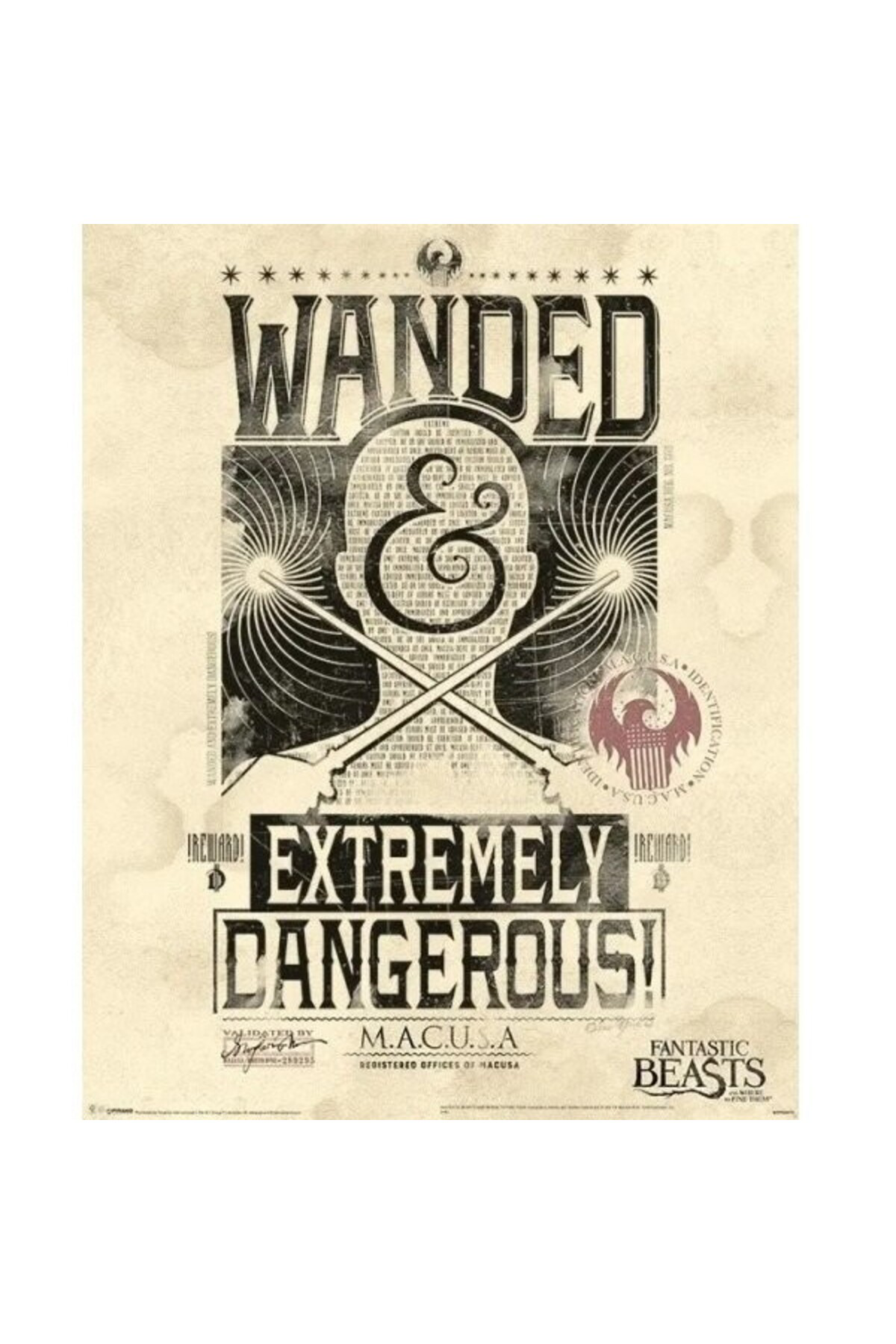 Mini Poster Fantastic Beasts Extremely Dangerous