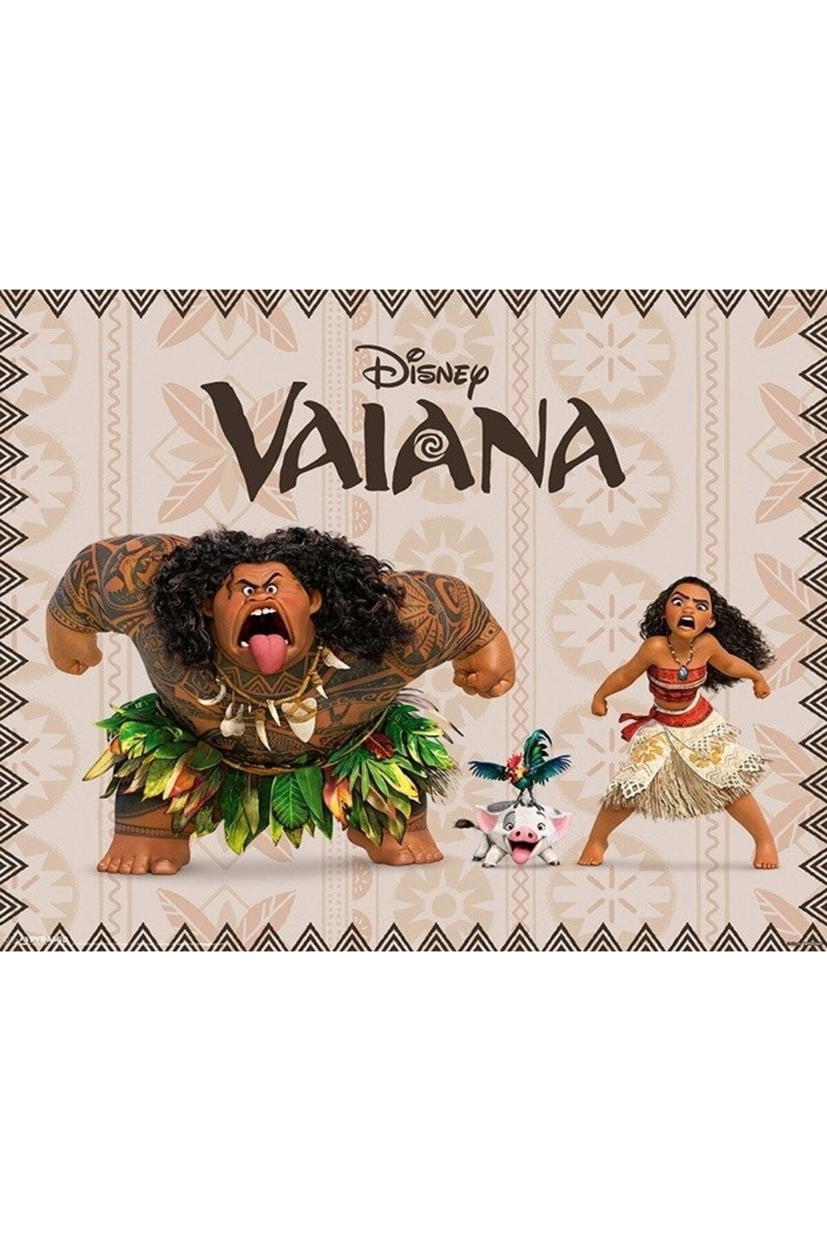 Mini Poster Vaiana Characters