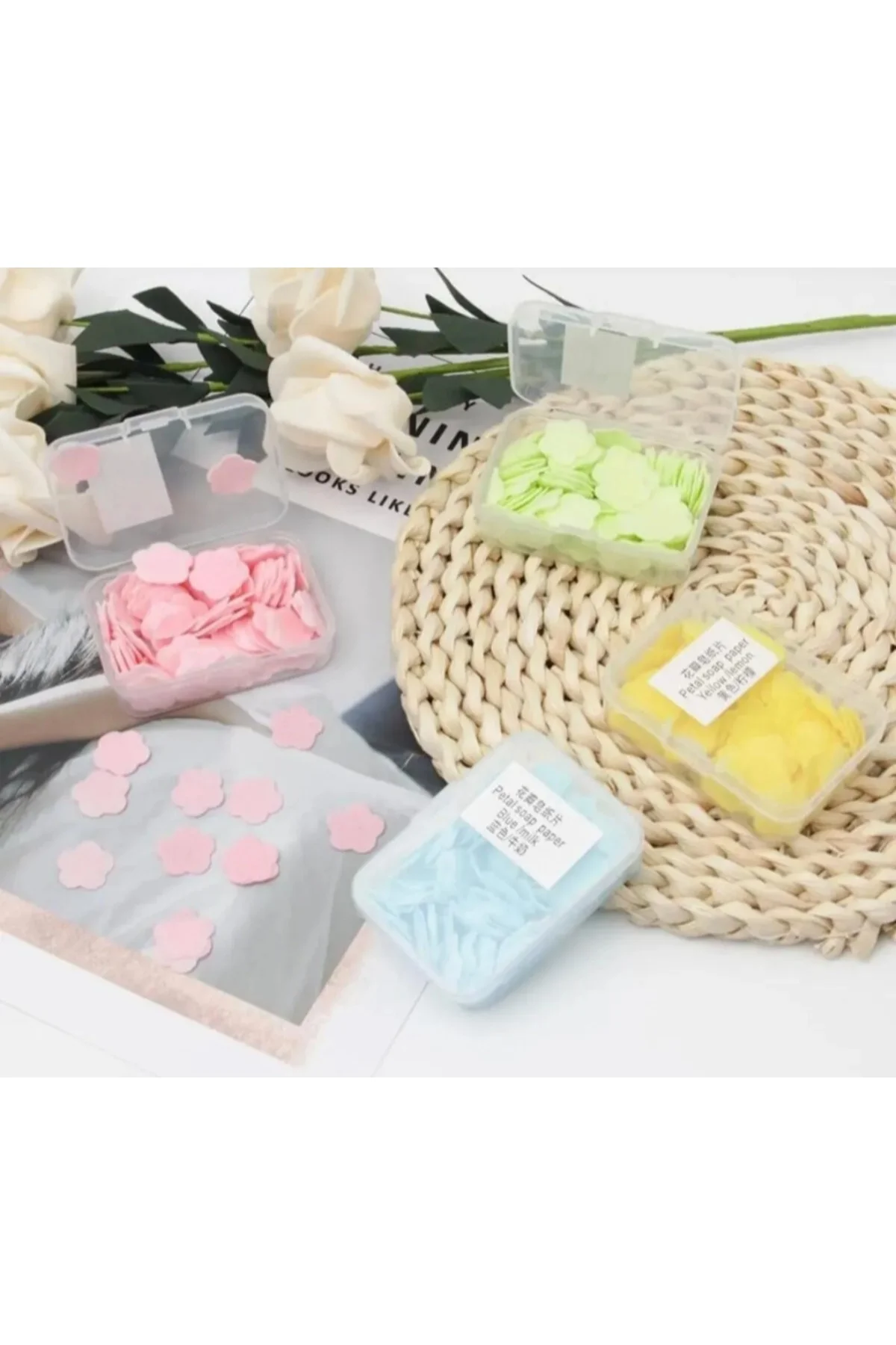 Mini Pratik Taşınabilir Çeşitli Kokulu Sihirli Sabun
100 Adet Min