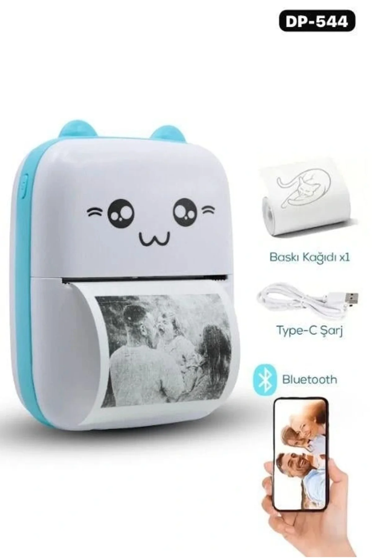 Mini Printer Etiket Çıkarıcı Yazıcı - Görsel 2