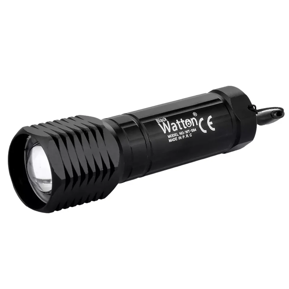 Mini Profesyonel Zoomlu LED El Feneri Şarjlı Güçlü Işık Yüksek Pe
