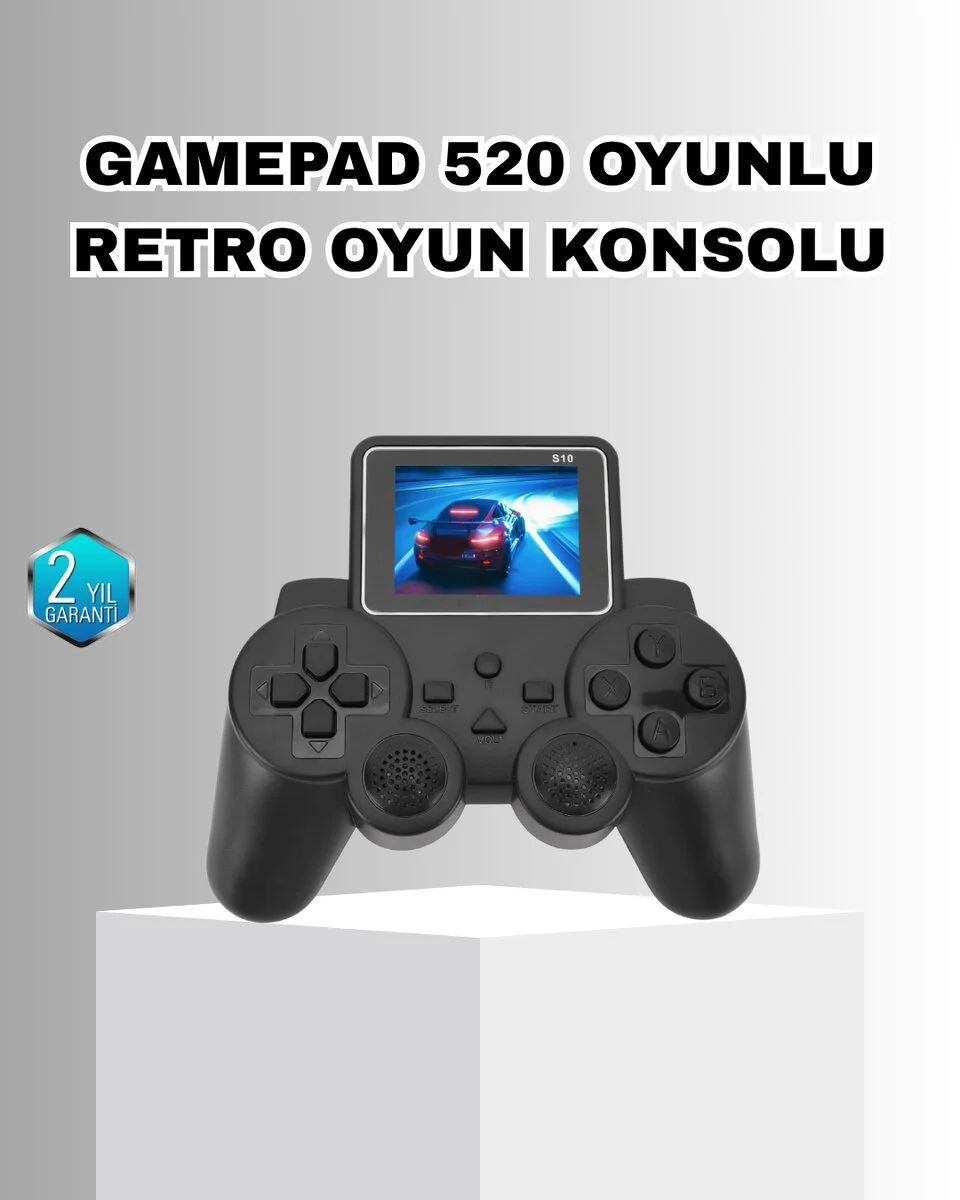 Mini Retro Oyun Konsolu S10 - Taşınabilir Klasik Atari Deneyimi