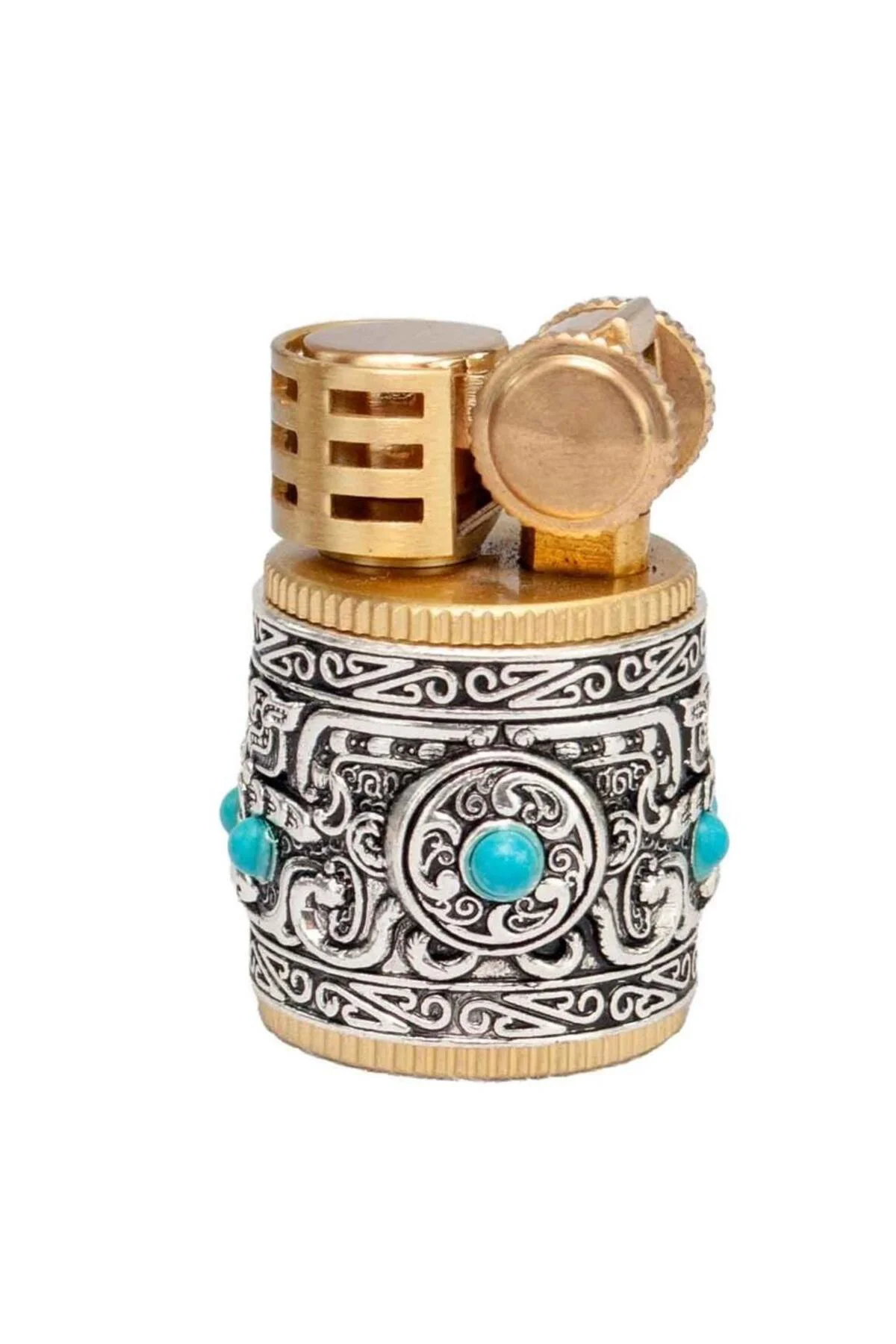 Mini Retro Sultan Benzinli İşlemeli Kadın Çakmak