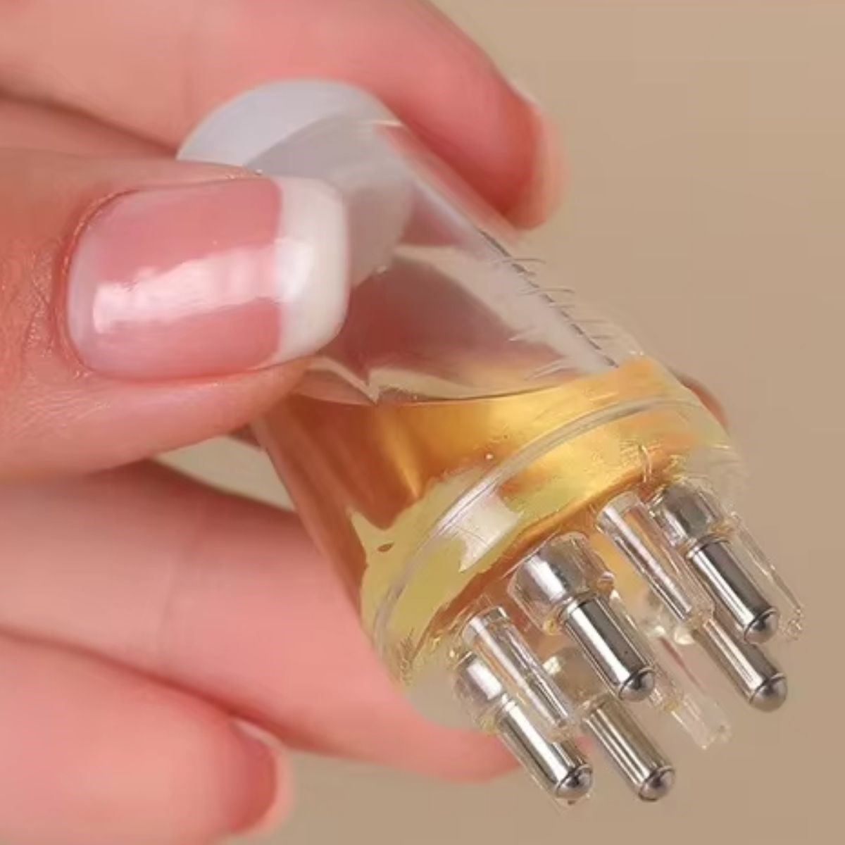 Mini Saç Derisi ve Cilt Bakım Serum Aplikatörü Saç Serum Şişesi ( Mini Saç Derisi ve Cilt Bakım Serum Aplikatörü Saç Serum Şişesi (